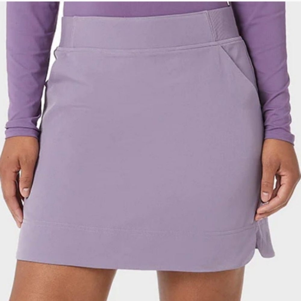 32° Cool Lavender Purple Sport Skort with 2 Front Pockets and Built-In Shorts
